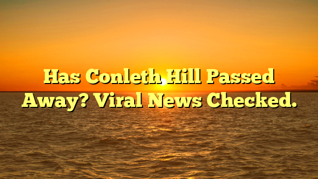 Has Conleth Hill Passed Away? Viral News Checked.