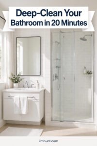 How to Deep-Clean a Bathroom in 20 Minutes — complete guide on IlmHunt